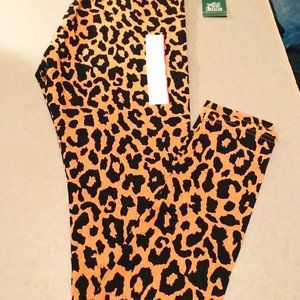 Cheetah Print High-Rise Leggings
